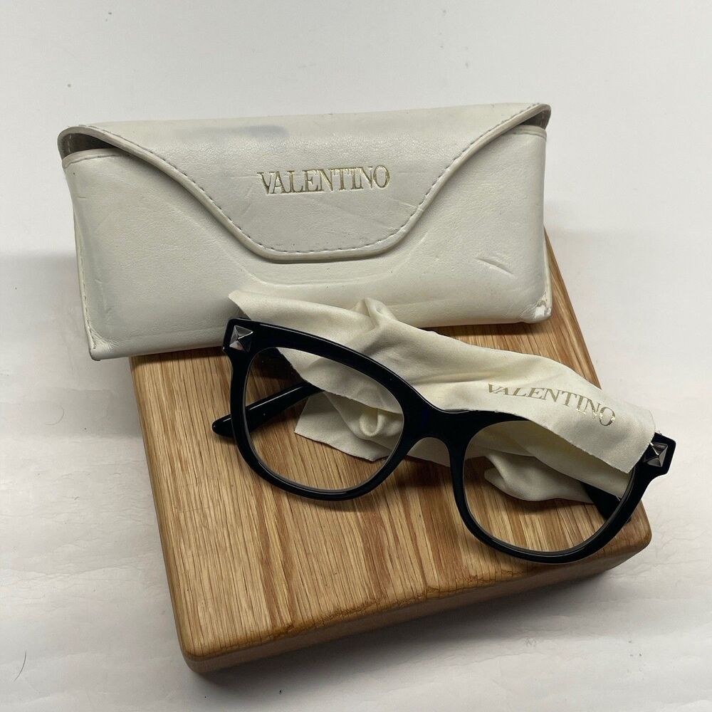 Valentino V-ESSENTIAL 51-18-140 Eyeglasses Black V2684 w/ Case - FOR FRAMES ONLY